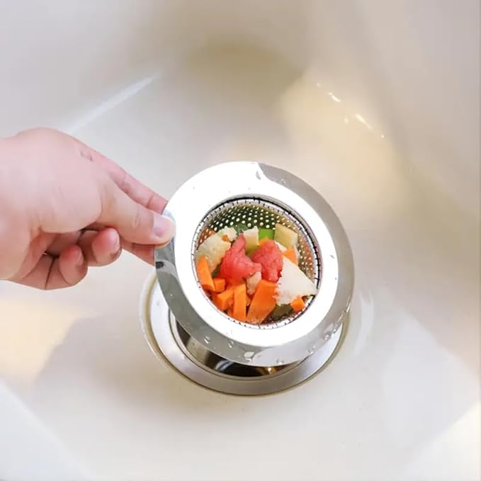 Kitchen Sink Strainers | Kitchen Sink Drain Strainer, Kitchen Essentials Large - Image 6