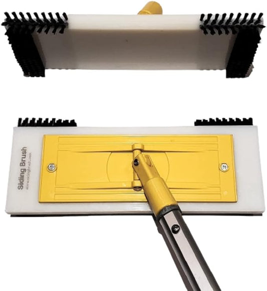 100% Eco-Friendly Vinyl Siding Brush | Nylon Bristle Exterior Cleaning Tool by Siding+Brush