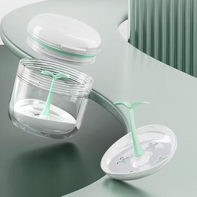 Denture Bath Cup，Retainer Cleaner Case Box, Night Mouth Guard Case Holder - Image 8