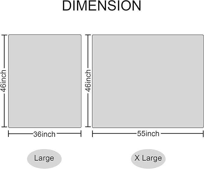 46" x 55" Chair Mat for Carpet - Image 7