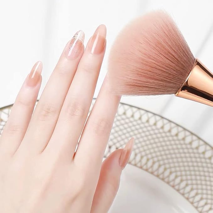 3Pcs Nail Dust Brush Acrylic Brush Cleaner Nail Brushes - Image 4