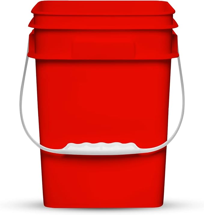 House Naturals 4 Gallon Square Food Grade Bucket Pail - Image 4