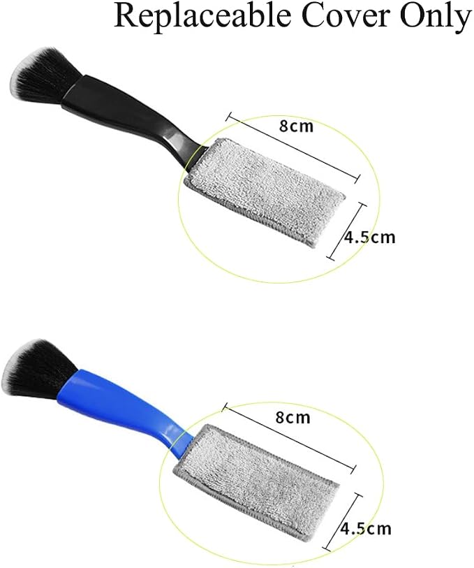5 Pack Double Head Car Duster Microfiber Sleeves Replacement 2 in 1 Car - Image 3
