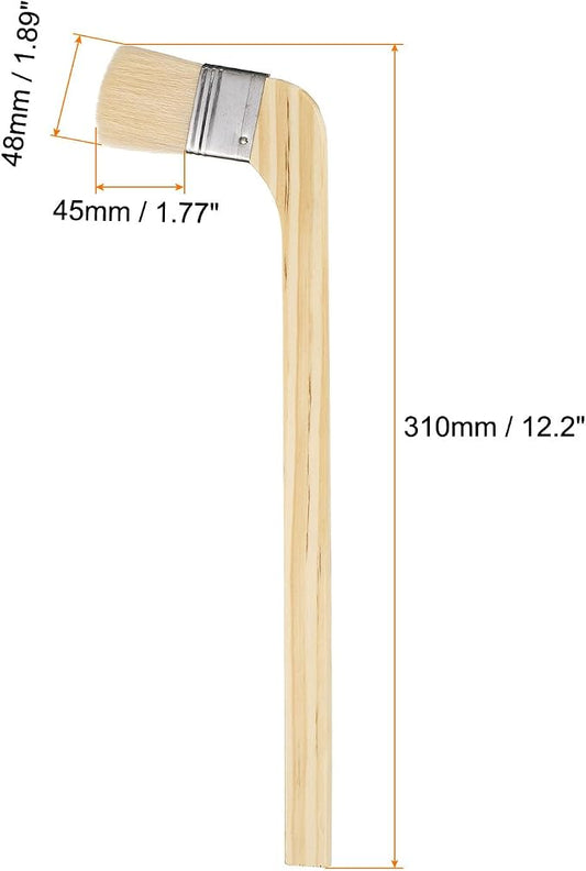 HARFINGTON Paint Brush 3Pcs 2" Brush Width Reusable Variety Angled Bend Brushes - Image 2