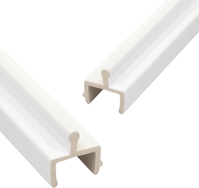 KC Hardware Vinyl Sliding Screen Door Track, Sliding Door Bottom Track by KCHardware