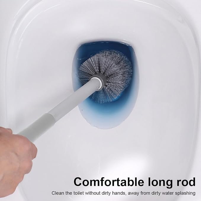 Toilet Bowl Brush and Holder, Toilet Brush - Image 3