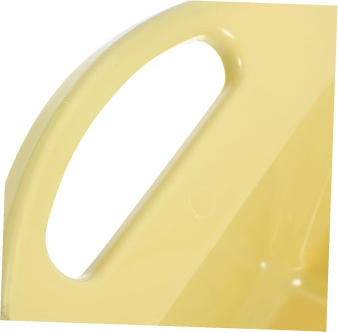 Small Handheld Dustpan Set 2pcs, Portable Lime Yellow Plastic Dust Pan - Image 3