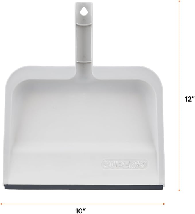 Superio Clip-On Dustpan with Rubber Lip - Image 2