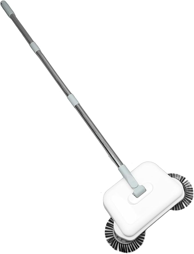 ZJchao Carpet Sweeper, Manual Sweeper Floor Cleaner Sweeping Mopping Machine - Image 5