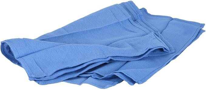 PRO SOURCE 25 Lb Box Virgin Surgical Lint-Free Blue Cotton Huck Towels: 16" x - Image 3