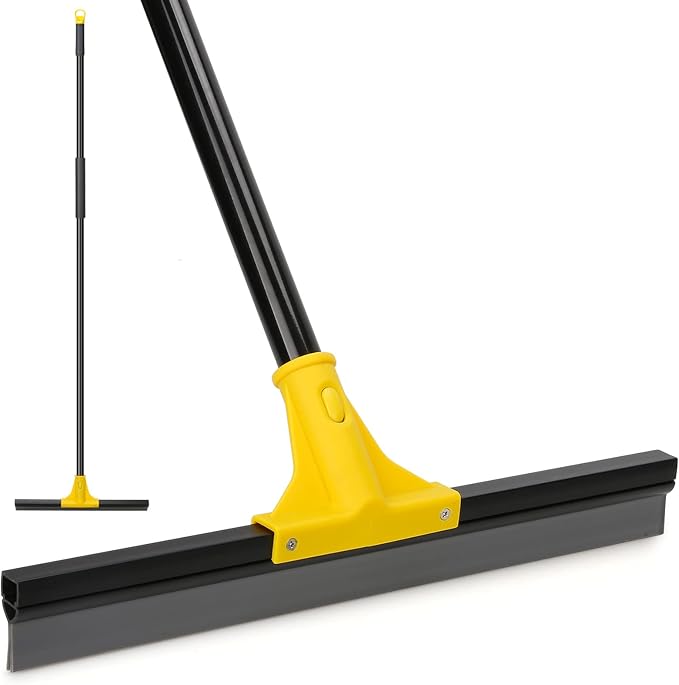Squeegee Broom for Floor, Garage Concrete, Shower Glass, Window Cleaning by KeFanta