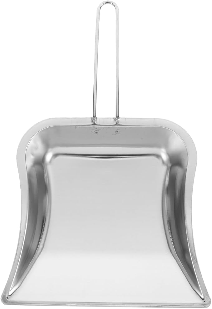Mini Dust Pan for Table Metal Dust Pan and Brush Sets Stainless Steel Shovel by Unknown