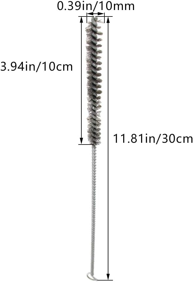 Utoolmart Stainless Steel Wire Cleaning Brush, Spiral Power Brush, 0.4-inch - Image 2
