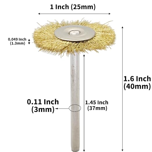 60-Piece Brass Wire Brush Set - Image 4