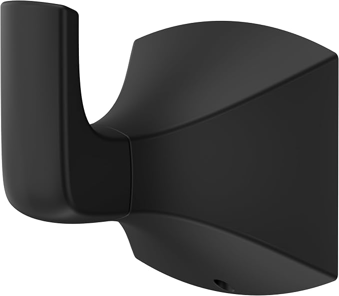 Pfister Bruxie Towel Hook, Bathroom Towel Hook, Wall-Mounted, Matte Black Finish by Pfister