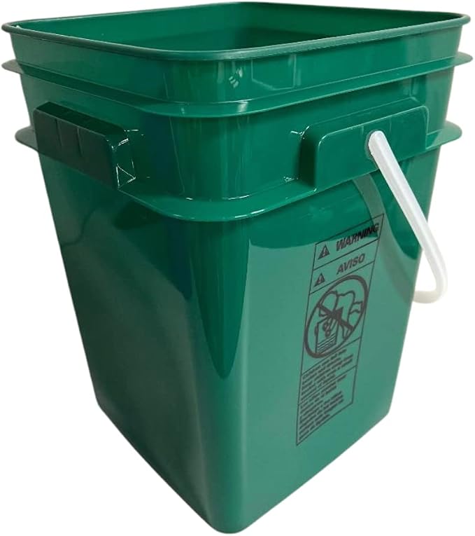 House Naturals 4 Gallon Square Food Grade Bucket Pail - Image 8