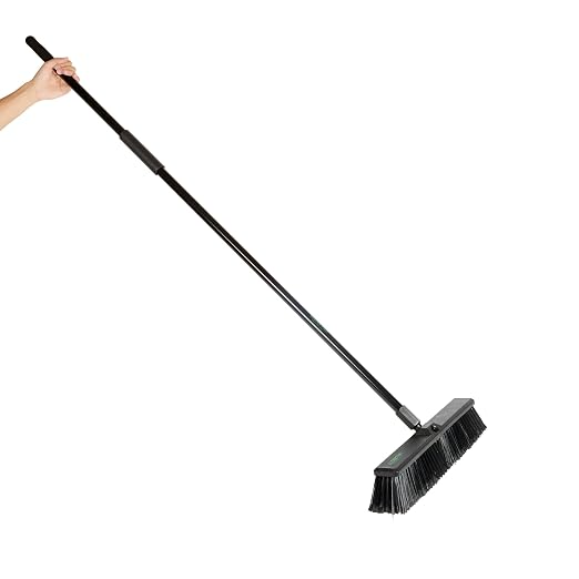 Restaurantware-Clean Tek Professional 17.13 Inch Push Broom, 1 Heavy-Duty Broom - Image 10