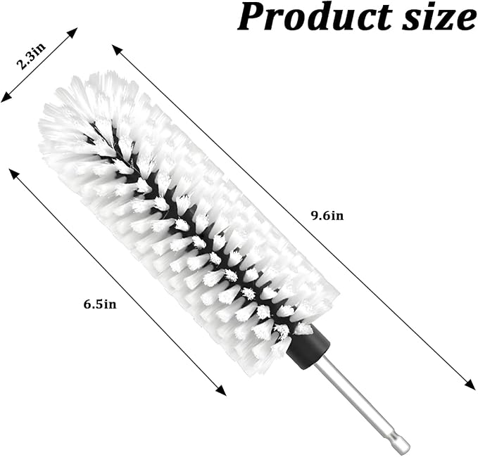 Drill Brush for Car Wheel, Soft No Scratches Vehicle Rim Cleaning Brush for - Image 2