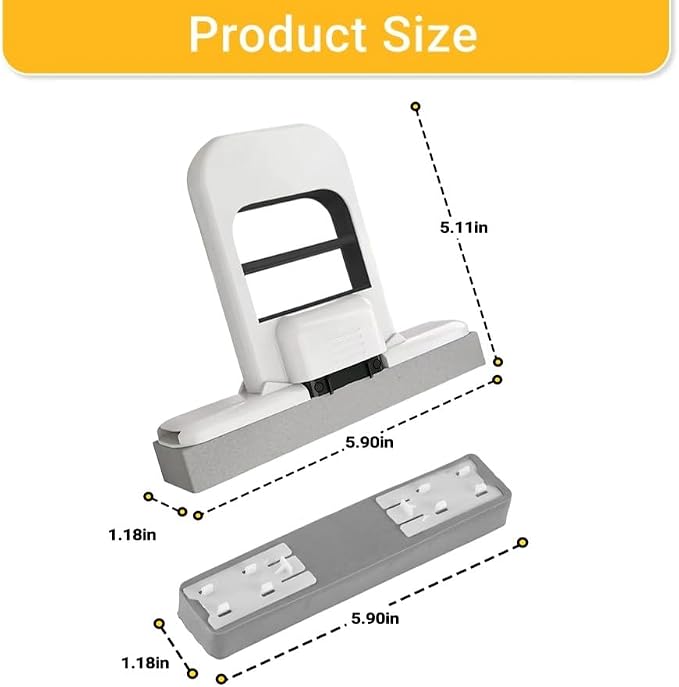 Mini Mop for Small Spaces, Foldable Self-Squeeze & Self-Wringing Wet Dry Sponge - Image 2