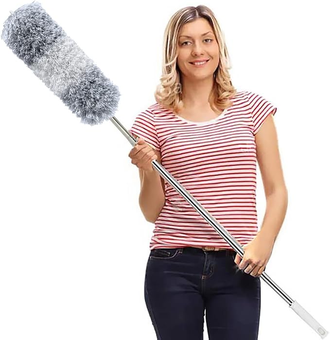 DELUX Microfiber Feather Duster Extendable Duster by DELUX