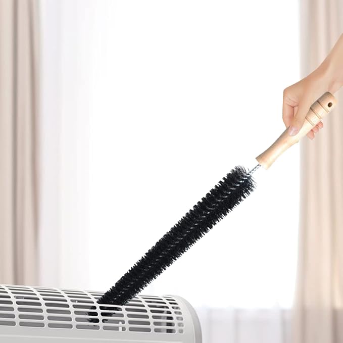 2Pcs Radiator Brush, Dryer Lint Brush Vent Cleaner, 16 inch Long Flexible - Image 3