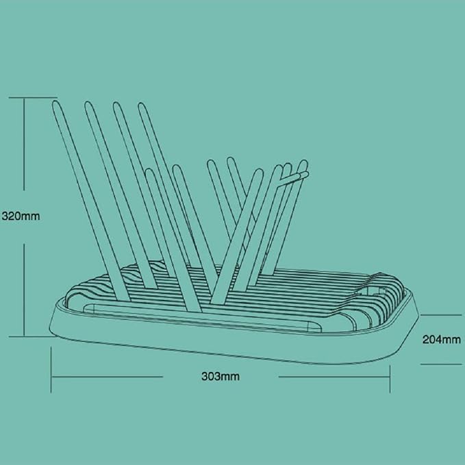 Baby Bottle Drying Rack Dryer Space Saving Travel Holder - Image 3