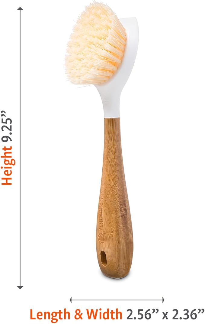 Full Circle Be Good-Bamboo Handle Dish Brush–Sustainable Kitchen Cleaning - Image 6