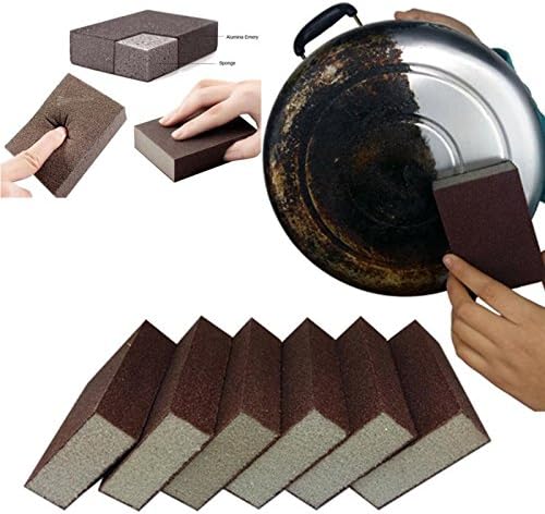 6 Pcs Heavy Duty Scrub Sponge， Magic Emery Sponge Brush, Nano Emery - Image 3