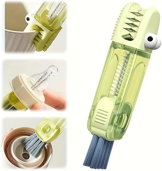 Megalobox 4 in 1 Cup Lid Cleaning Brush, Portable Water Bottle Cleaner Brush - Image 4