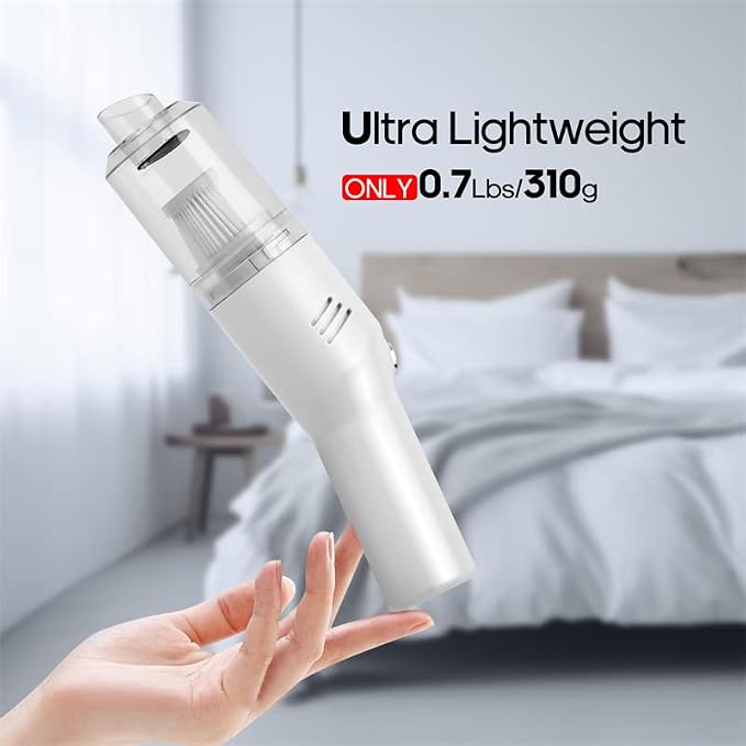 Wireless Mini Car Vacuum Cleaner Portable Rechargeable, Handheld Vacuums - Image 3
