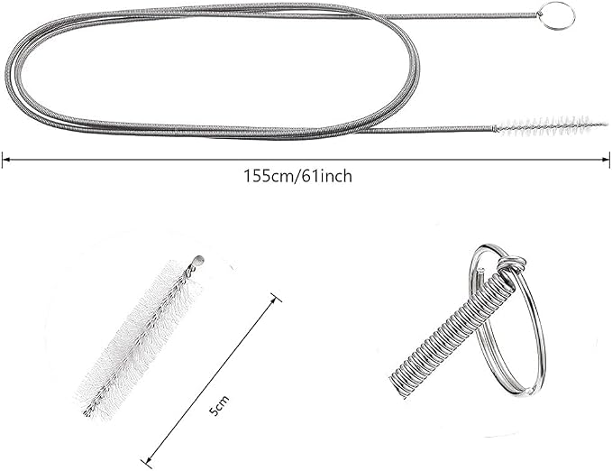 Extra Long Pipe Tube Cleaner Fridge Drain Pipe Dredging Tool Flexible Drain - Image 7