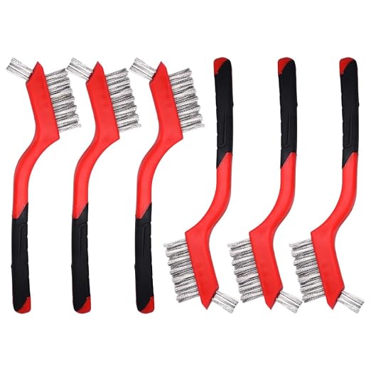 6 Pack Wire Brushes for Stone Surfaces: Remove Stubborn Stains by Unknown
