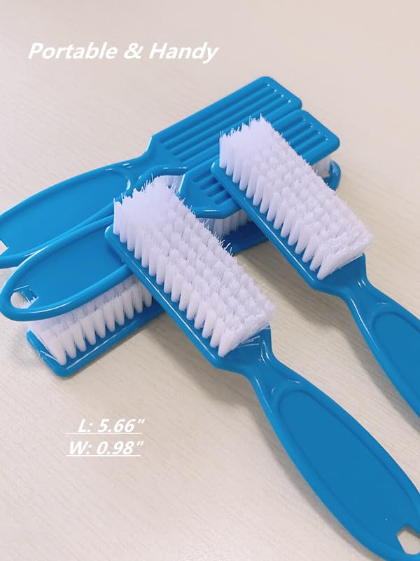 6Pcs Nail Brush for Cleaning Fingernails, Handle Grip Cleaning Brush for Nail - Image 3