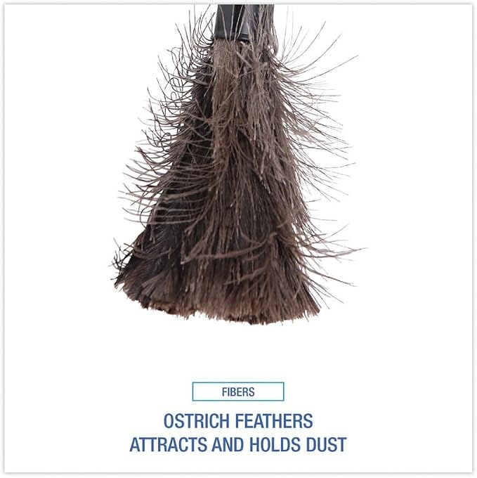 Boardwalk BWK914FD 9 in. to 14 in. Retractable Plastic Handle Feather Duster - Image 6