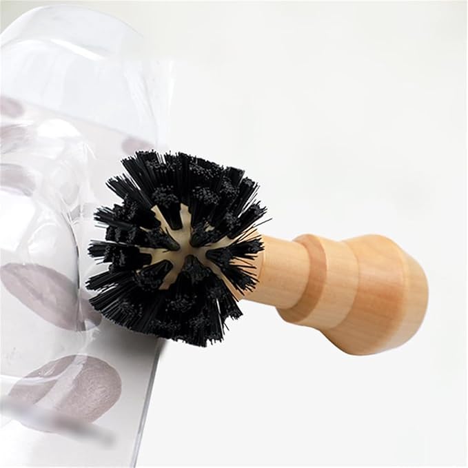 Coffee Portafilter Basket Cleaning Brush, Stiff Bristles and Wood Handle Coffee - Image 4