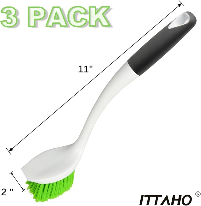 ITTAHO Dish Scrubber Set, Kitchen Brush - Image 7