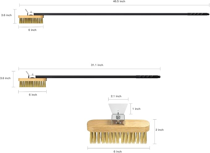 G.a HOMEFAVOR Pizza Oven Brush - Image 3