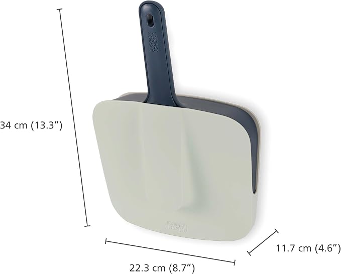 Joseph Joseph CleanStore Wall-Mounted Indoor Dustpan & Brush Set - Image 3