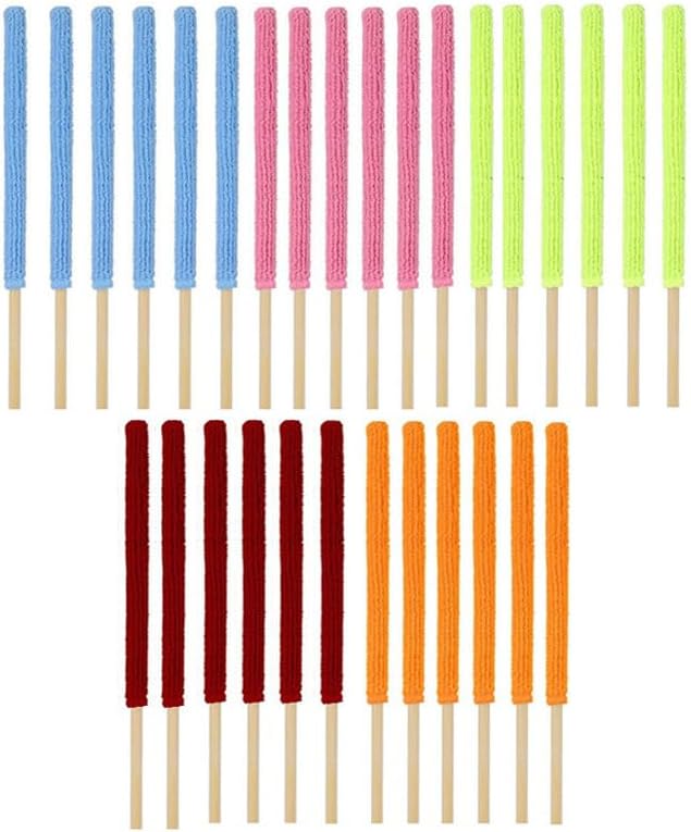 30 Pcs Microfiber Detail Duster Sticks Set by dangjuacua