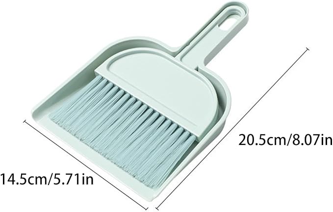 Dust Pan, Compact Lightweight Household Mini Dustpan and Brush Set - Image 2