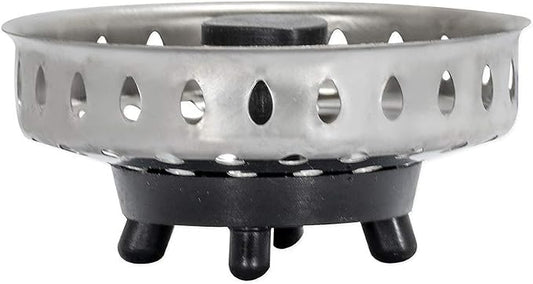 EZ-FLO Replacement Basket, Rubber Pronged Bottom, Stainless Steel, Fits 3-1/2 by EZ-FLO