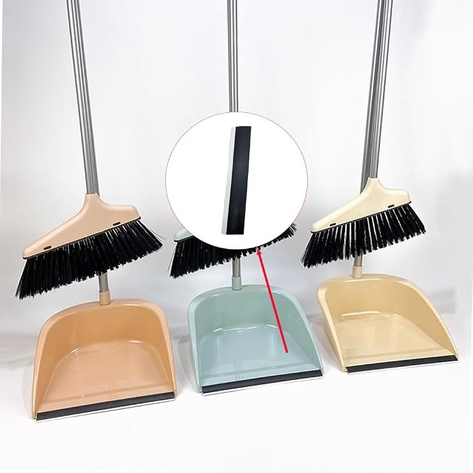 6 Pcs Dustpan Edge Replacement, 26cm Garbage Shovel Rubber Lip Strip - Image 3