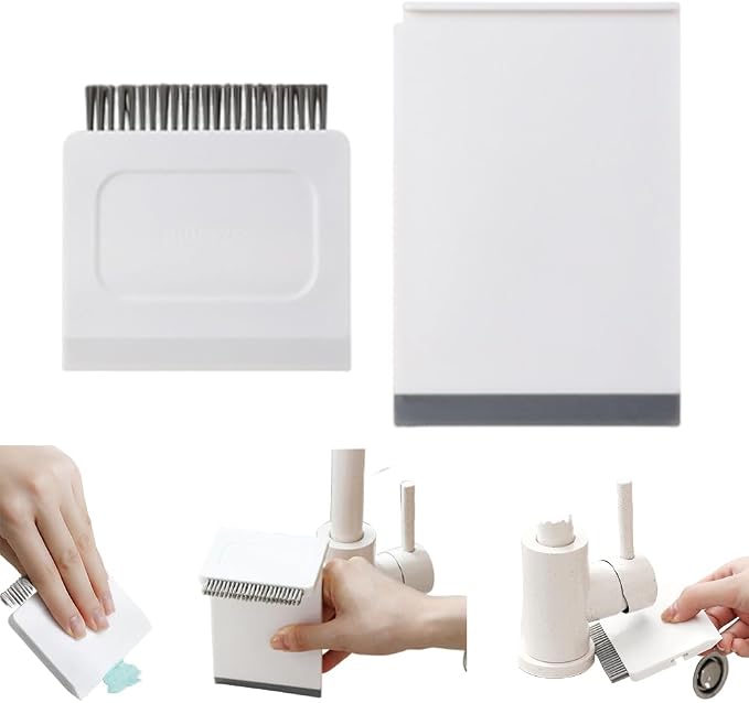 Kitchen Sink Squeegee and Countertop Brush, 3 in 1 Mini Squeegee Sponge by OULIGET
