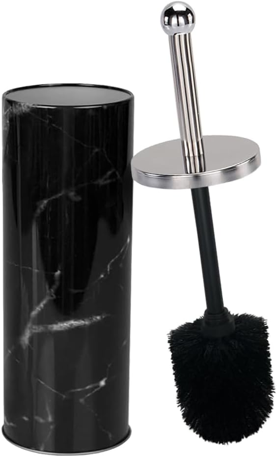 Zahari Home Marble Toilet Bowl Brush and Holder - Image 3