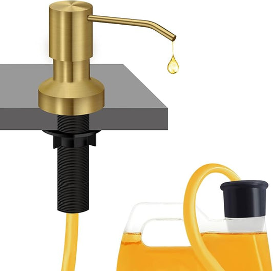 Sink Soap Dispenser for Kitchen Sink, Countertop Built in Sink Soap Dispenser by izolor