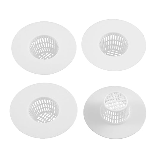 uxcell Bathroom Plastic Drain Hair Stopper Strainers Sink Drainer Screen Net by uxcell