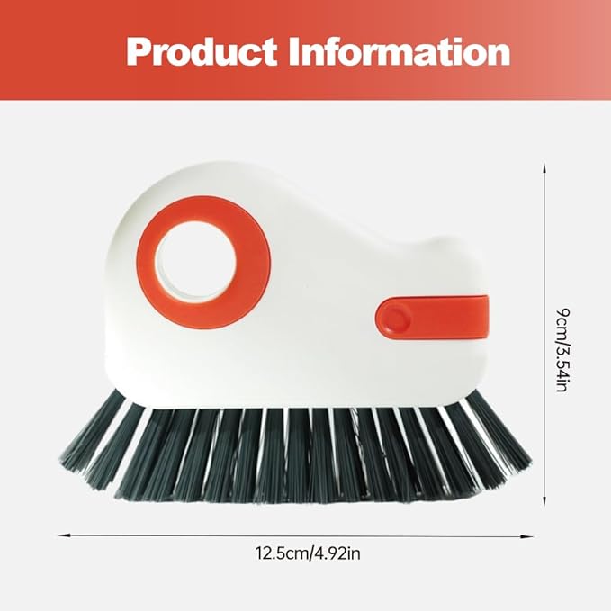 Window Groove Cleaning Brush, 2026 Upgrade 2 in 1 Multifunction Hard Bristle - Image 2