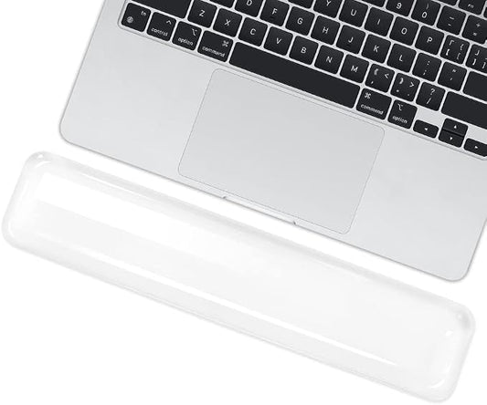 Soft Keyboard Wrist Rest Pad 14.37IN Comfortable Cool Silicone Cushion Typing by Arisase