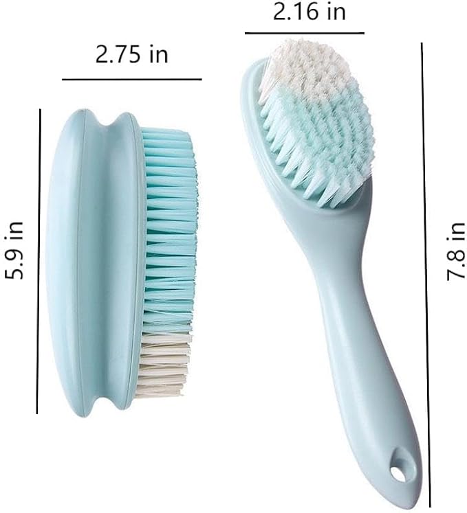 3 Pack Scrub Brushes, Laundry Stain Brush, Household Cleaning Washing Brush - Image 2