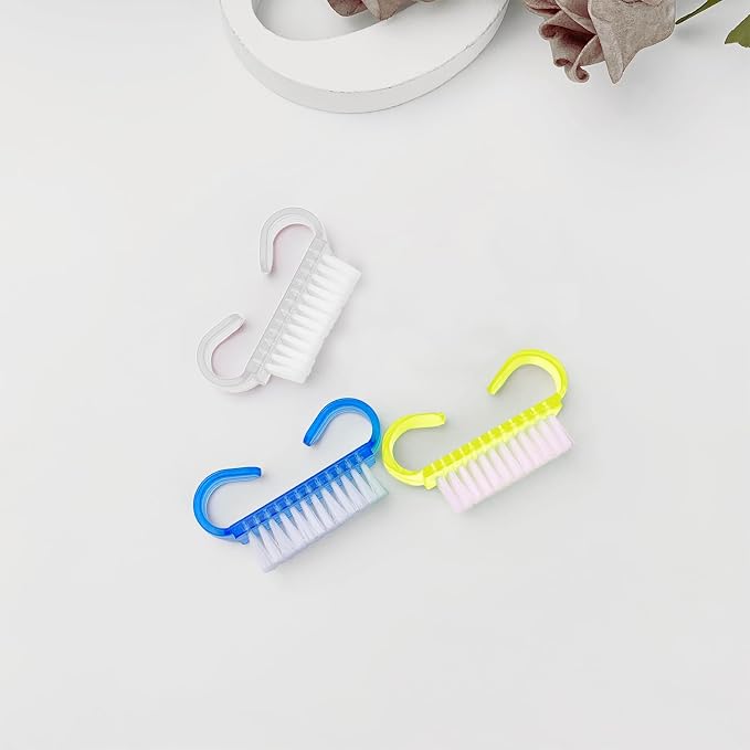 24 Pack Mini Nail Brushes, Colorful Handle Grip Nail Brush, Fingernail Scrub - Image 6